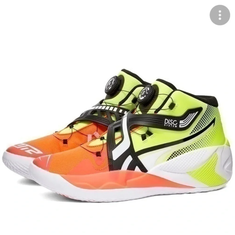 Puma DISC Rebirth Yellow/Red Men's Basketball Shoes